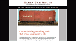 Desktop Screenshot of elgincarshops.com